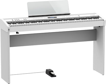 Roland FP-60X-WH Portable Piano w/ Built in Speakers, Bluetooth - White