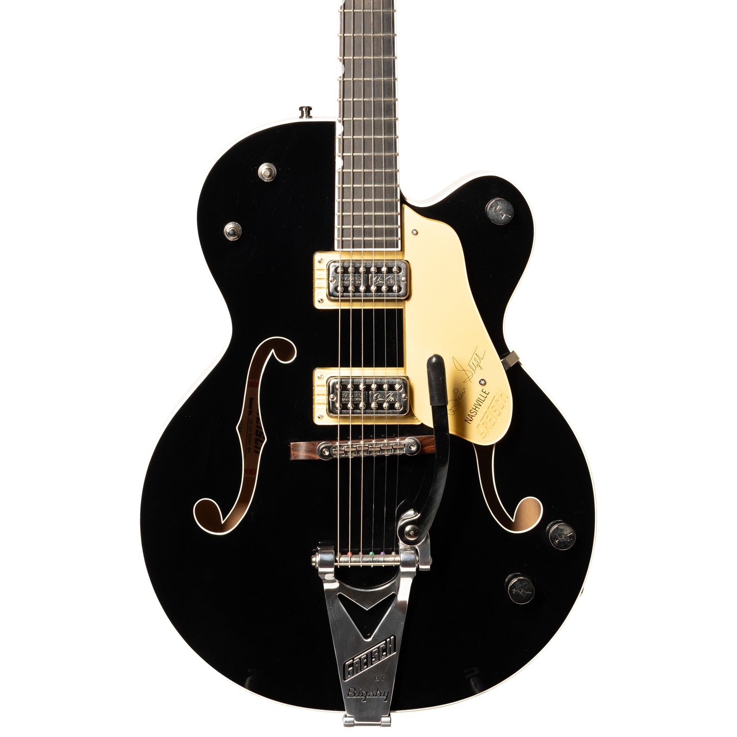 Gretsch G6120T Brian Setzer Signature Nashville Hollow Body Electric Guitar - Black