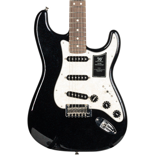 Fender 70th Anniversary Player Stratocaster® Electric Guitar, Nebula Noir