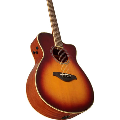 Yamaha FSC-TA TransAcoustic Cutaway Acoustic Electric Guitar - Brown Sunburst