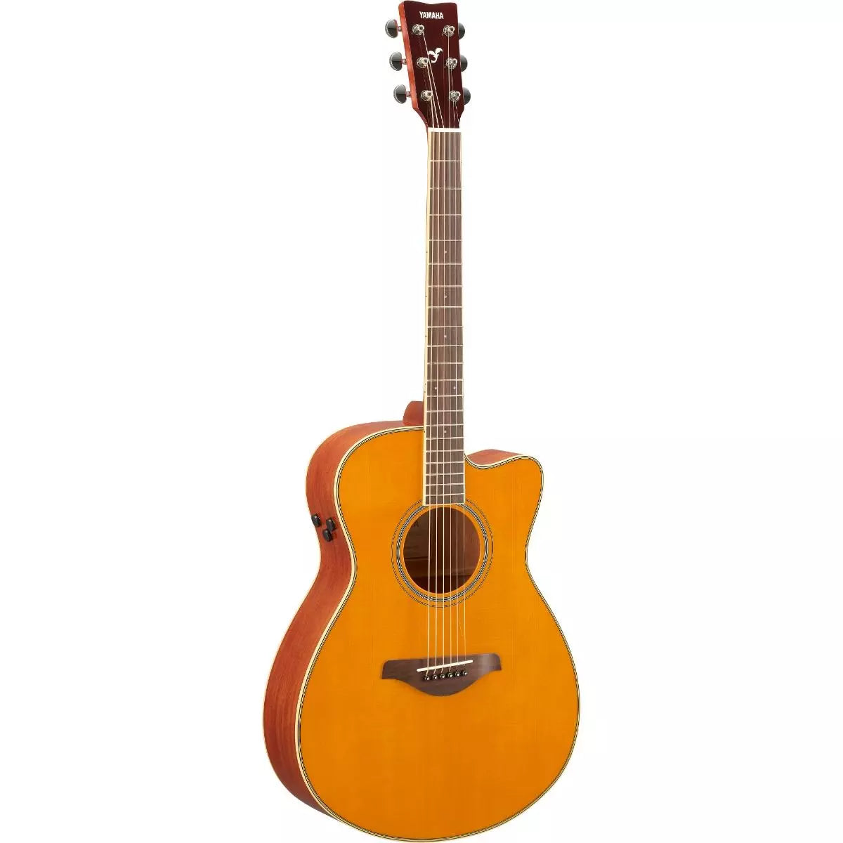 Yamaha FSC-TA TransAcoustic Cutaway Acoustic Electric Guitar - Vintage Tint