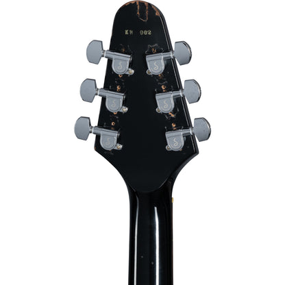 Gibson LTD 79 Flying V Kirk Hammett Electric Guitar - Aged Ebony