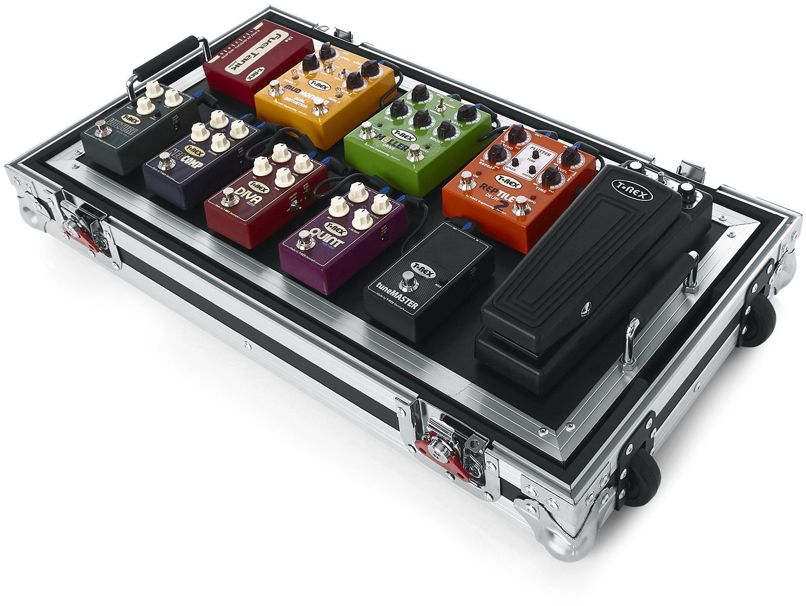 tour pedale Gator G-TOUR PEDALBOARD-LGW Large Pedal Board W/ Wheels – Alto Music