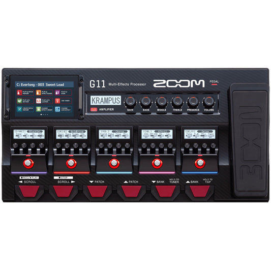 Zoom G11 Multi-Effects with Expression Pedal for Guitar
