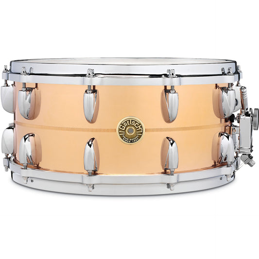 Gretsch USA Custom 6.5X14 Bronze Snare Drum