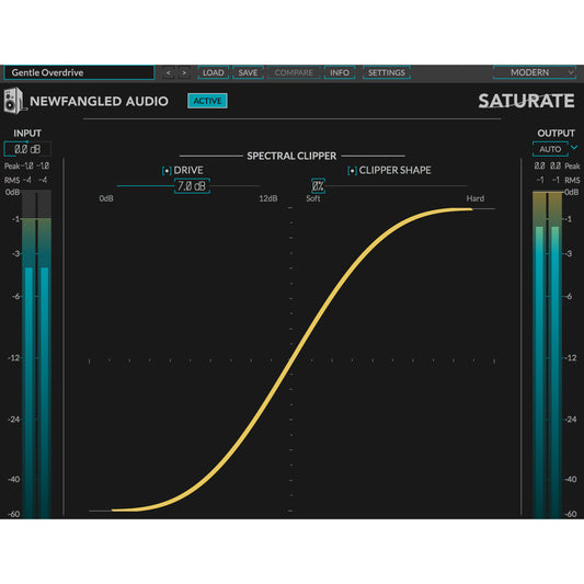 Newfangled Audio Saturate Spectral Clipper and Psychoacoustic Overdrive Plug-in
