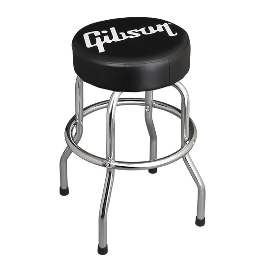 Gibson Premium Playing Stool Standard Logo - Short Chrome