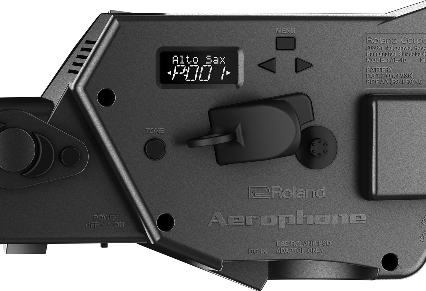 Roland Aerophone AE-10 Digital Wind Instrument (Graphite Black)