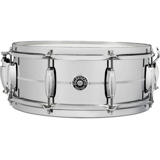 Gretsch GB4160 Brooklyn 5X14 Chrome Over Brass 8-Lug Snare Drum