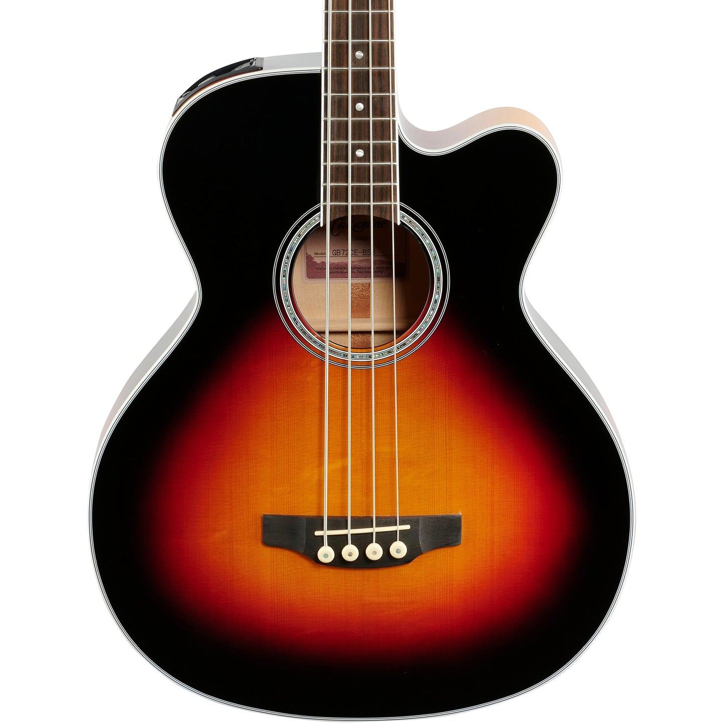 Takamine G Series GB72CE-BSB Acoustic Electric Jumbo Bass, Brown Sunburst
