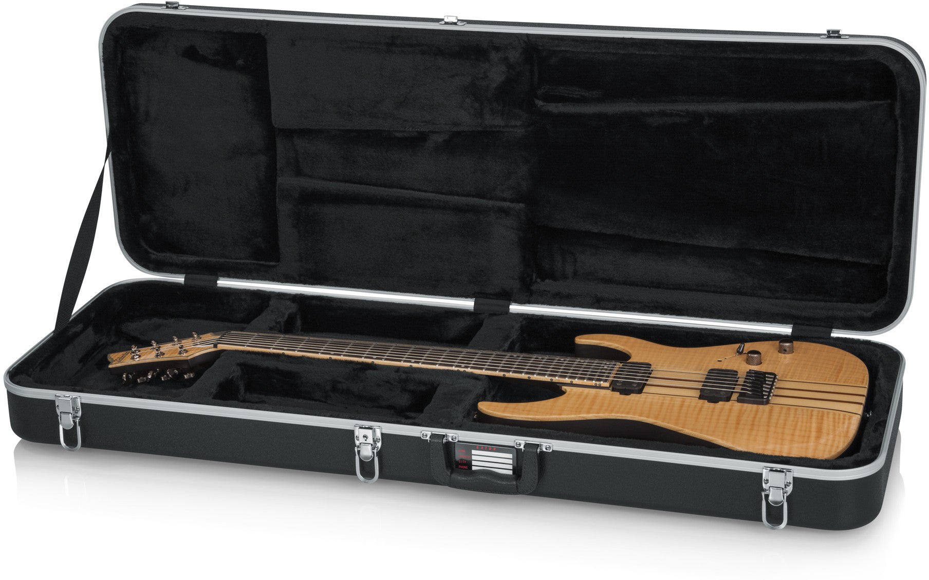 Gator Cases ABS Plastic Electric Guitar Case, Extra Long Version