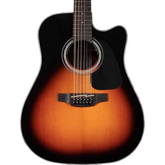 Takamine G Series GD30CE-12-BSB 12-String Acoustic Electric Guitar, Brown Sunburst