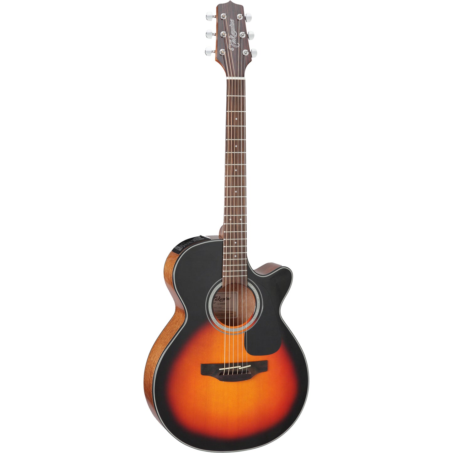 Takamine G Series GF30CE-BSB Acoustic Electric Guitar FSX Body, Brown Sunburst