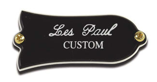 Gibson Truss Rod Cover “Les Paul Custom” - Black