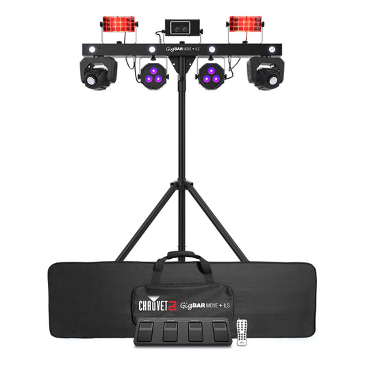 Chauvet DJ Gig Bar Move + ILS 5-in-1 LED Lighting System with 2 Moving Heads