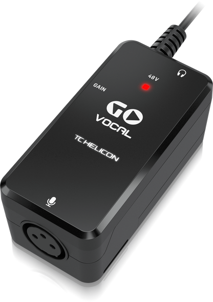 TC Helicon GO VOCAL Microphone Preamp for Mobile Devices