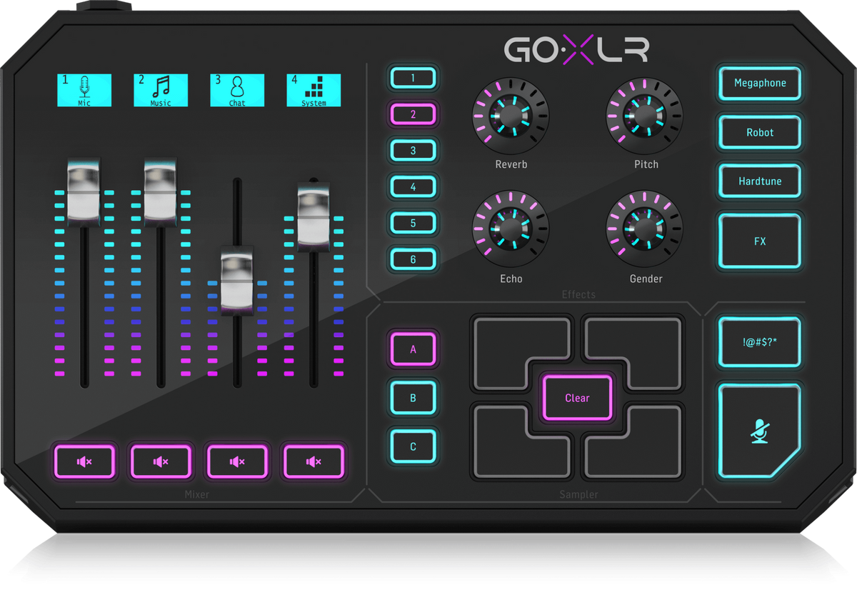 TC Helicon GoXLR Mixer, Sampler, & Voice FX for Streamers – Alto Music