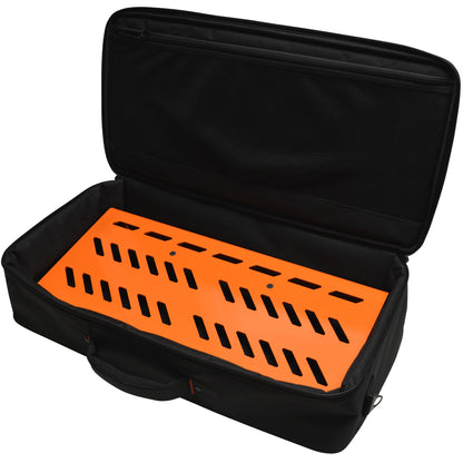 Gator Cases GPB-XBAK-OR Extra Large Aluminum Pedal Board, British Orange