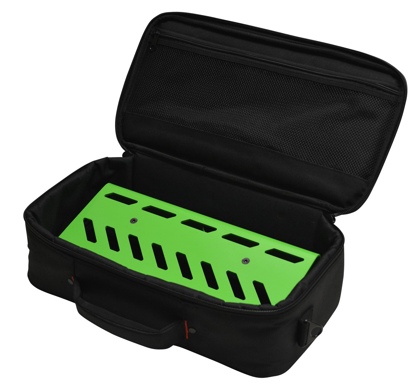 Gator GPB-LAK-GR Small Aluminum Pedal Board with Carry Bag, Green