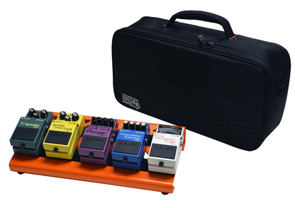 Gator GPB-LAK-OR British Orange Small Aluminum Pedal Board w/ Gator Carry Bag