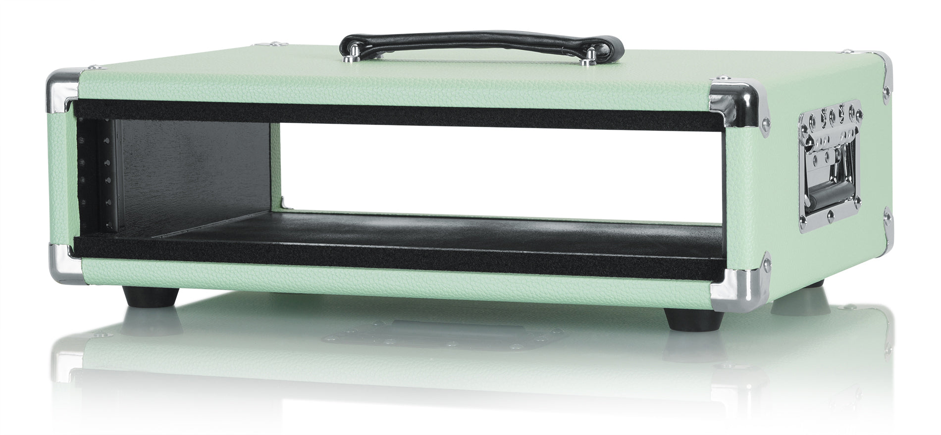 Gator GR-RETRORACK-2SG Vintage Amp Vibe Rack Case - 2U Seafoam Green ...