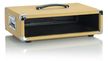 Gator GR-RETRORACK-2TW Vintage Amp Vibe Rack Case - 2U Tweed