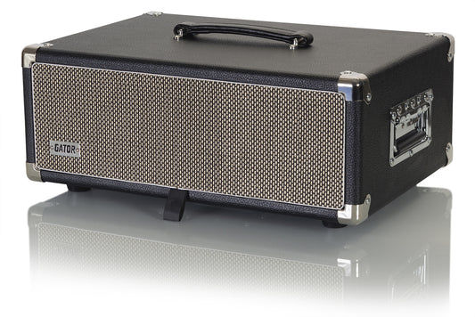 Gator GR-RETRORACK-3BK Vintage Amp Vibe Rack Case - 3U Black