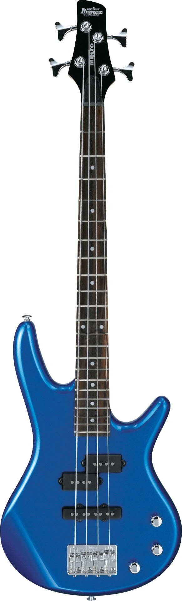 Ibanez GSRM20 Mikro 4-String Electric Bass - Starlight Blue
