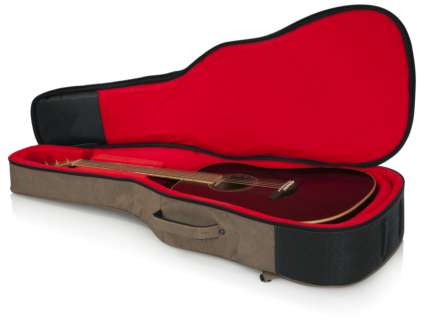 Gator GT-ACOUSTIC-TAN Transit Series Acoustic Guitar Gig Bag - Tan