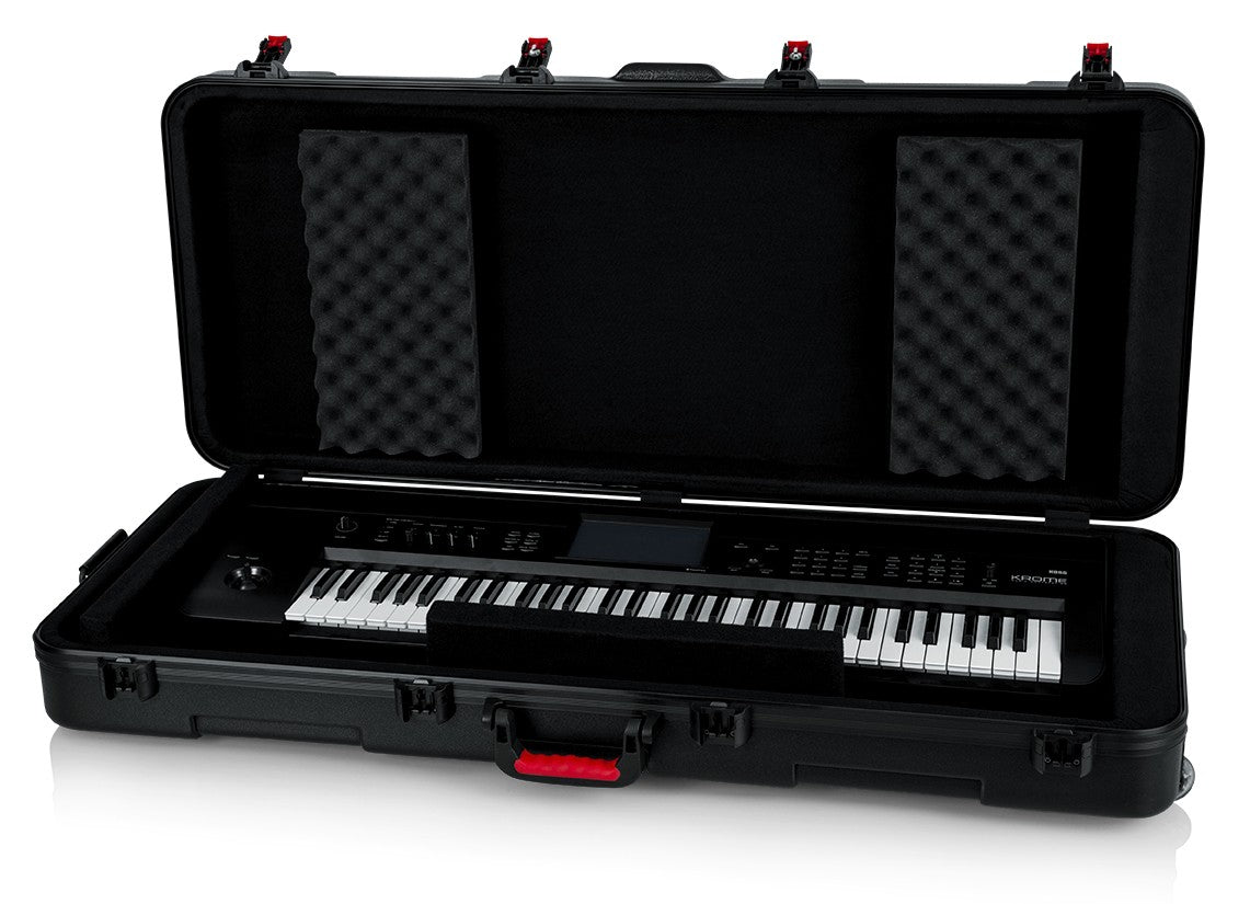 Gator Cases GTSA-KEY61 TSA ATA Molded 61-Note Keyboard Case w/ Wheels
