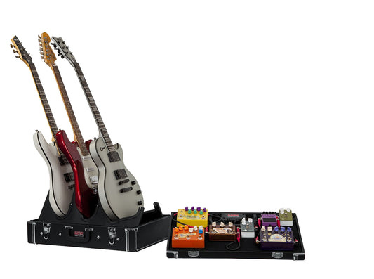 Gator Gig-Box Jr. All-In-One Pedal Board and Guitar Stand w/ Power Supply