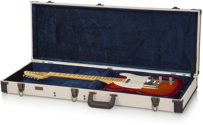 Gator GW-JM ELEC Deluxe Wood Case for Standard Electric Guitars