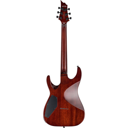 ESP LTD H-200 Flamed Maple Electric Guitar - Dark Brown Sunburst