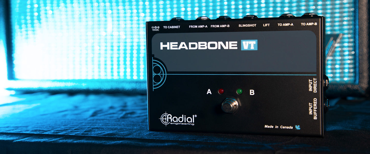 Radial Tonebone Headbone VT Valve Tube Amp Head Switcher