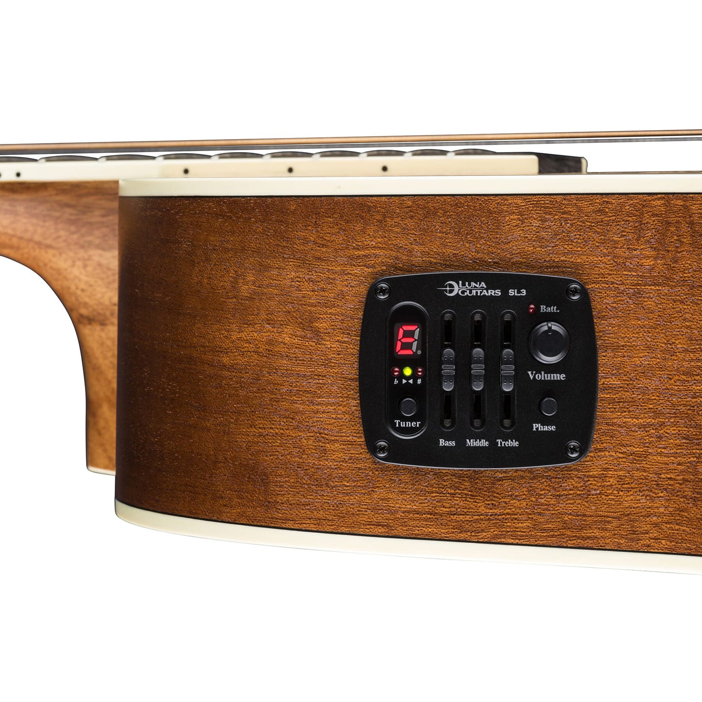 Luna Guitars Henna Paradise Acoustic Electric Guitar - Open Pore Natural