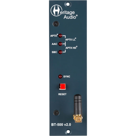 Heritage Audio BT-500 v2.0 - 500 Series Bluetooth Streaming Module