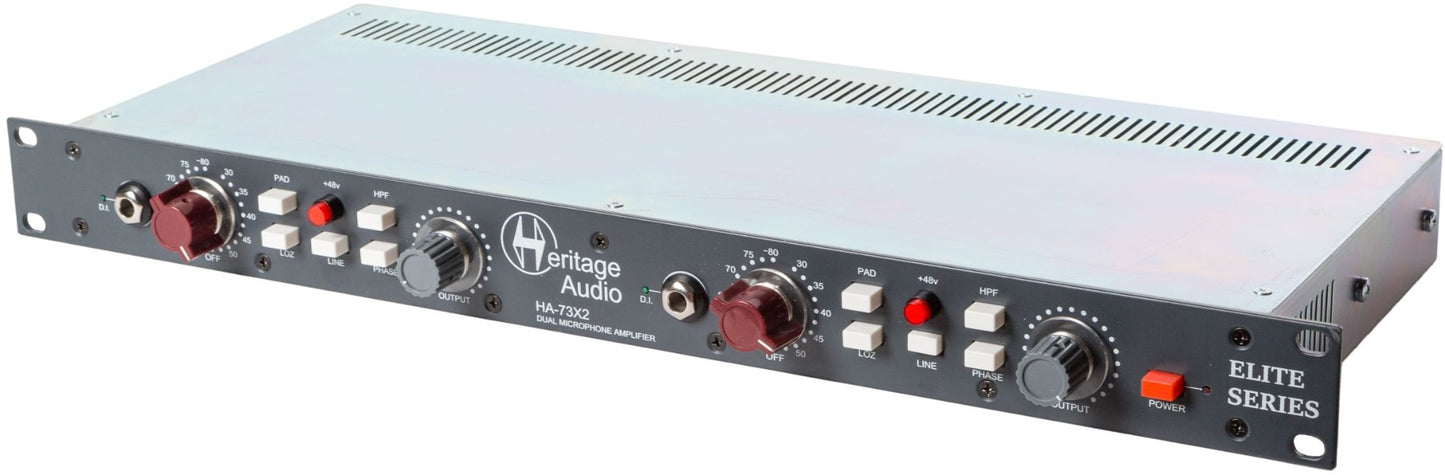 Heritage Audio HA73X2 Dual-Channel Full Rack Mic Pre