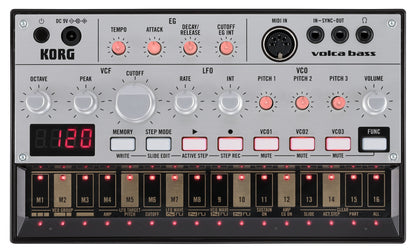 Korg Volca Bass Volcabass True Analog Bass Machine Synthesizer Sequencer