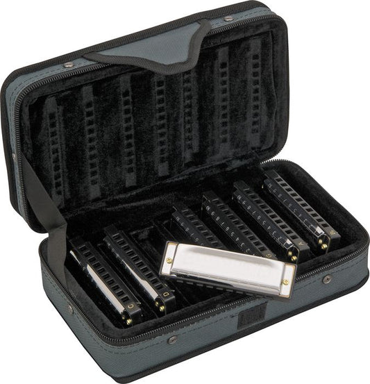 Hohner 1501-7 Bluesband 7 Piece Harmonica Set