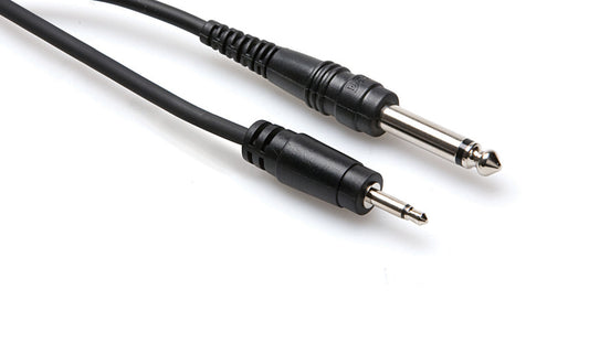 Hosa CMP303 Cable 3.5mm TS to 1/4"" TS 3ft