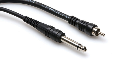 Hosa CPR-115 Cable 1/4"" TS to RCA 15ft
