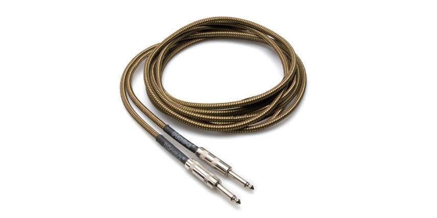 Hosa GTR-518 Guitar Cable Tweed St - St 18ft
