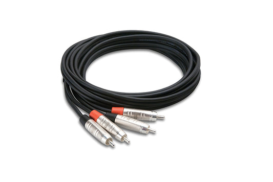 Hosa HRR-003x2 Pro Dual Cable RCA to RCA 3ft