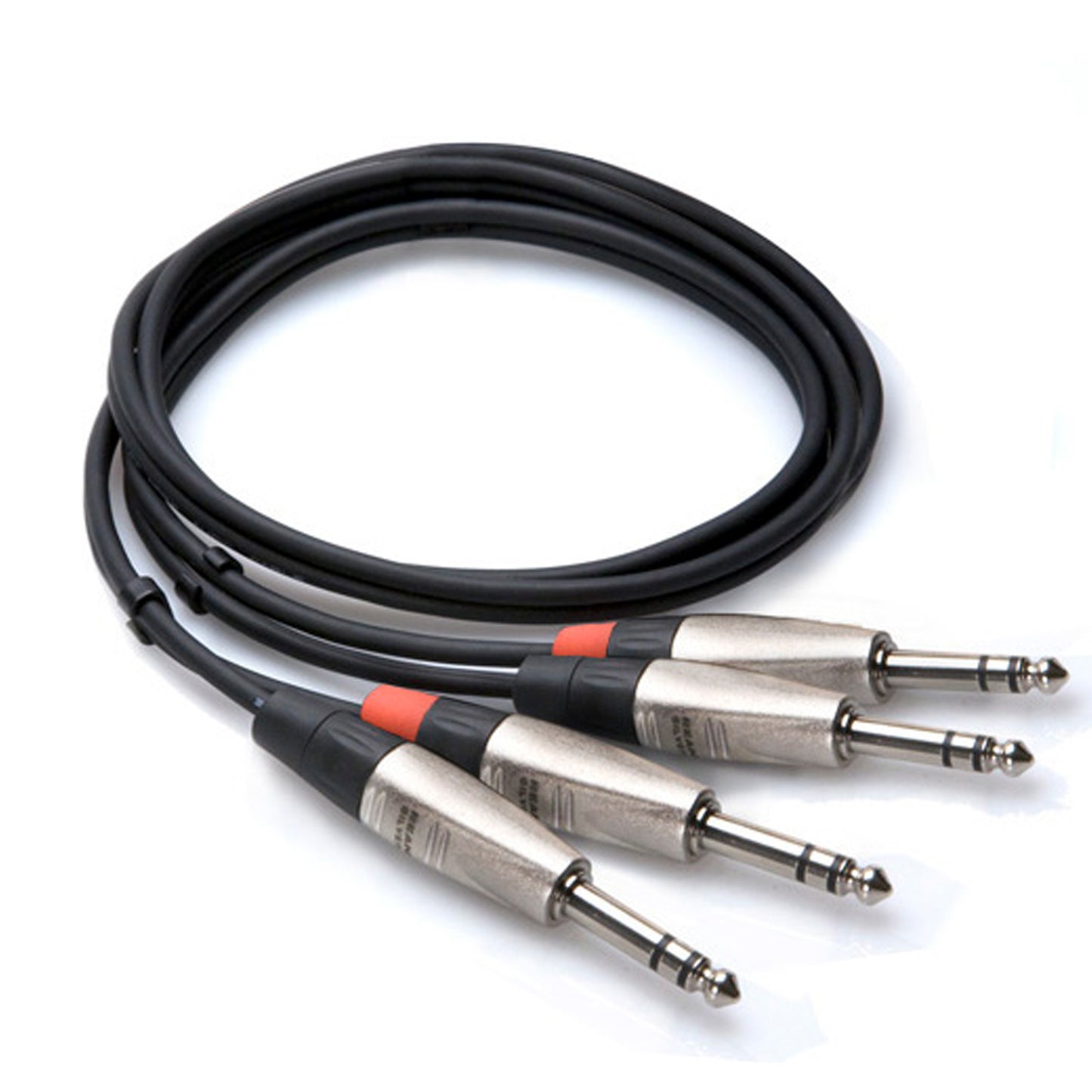 Hosa HSS-005x2 Pro Dual Cable 1/4"" TRS to Same 5ft