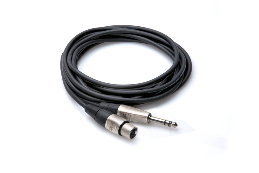 Hosa HXS-015 Pro Cable 1/4"" TRS to XLR Female 15ft