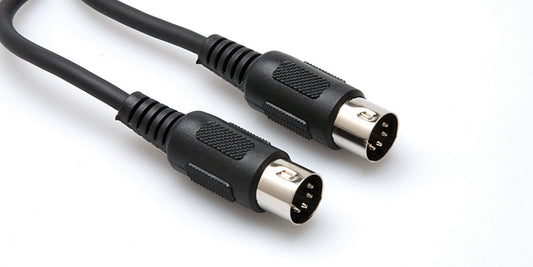 Hosa MID-315BK Midi Cable Bk 15ft