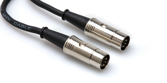 Hosa MID-503 Pro MIDI Cable, Serviceable 5-Pin DIN to Same, 3ft