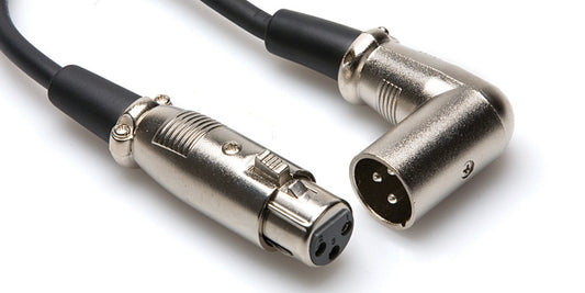 Hosa XRR-110 Cable XLR Female to Right Angled XLR Male 10ft