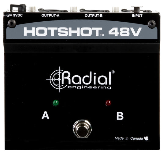 Radial Engineering HotShot 48 Phantom Power Supply and Footswitch