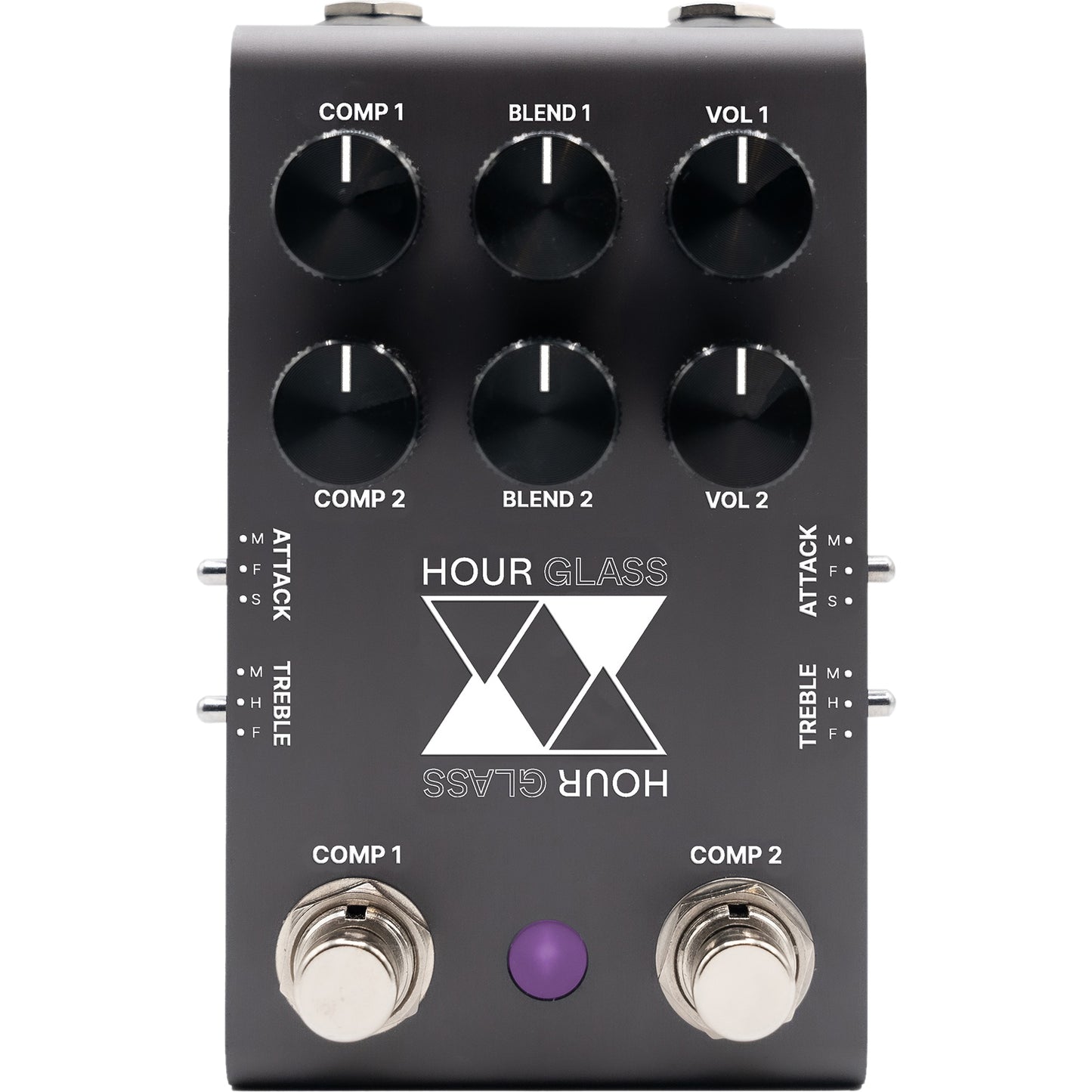 dual compressor pedal Jackson Audio Hourglass Dual Analog Compressor Pedal
